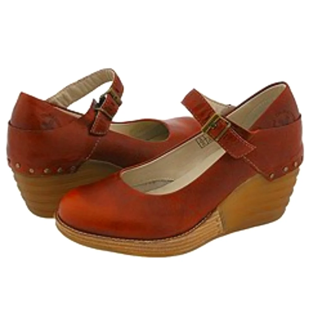 Dr Martens DOLORES Rare Women's High Heeled Mary Janes | Size 8 Deep Red - Picture 1 of 6